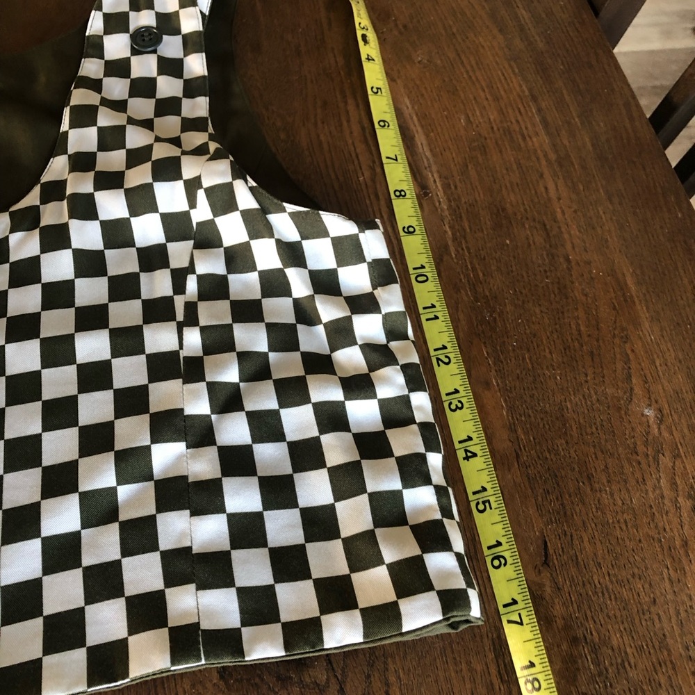 Reversible Checkered Crop Tank - image 8